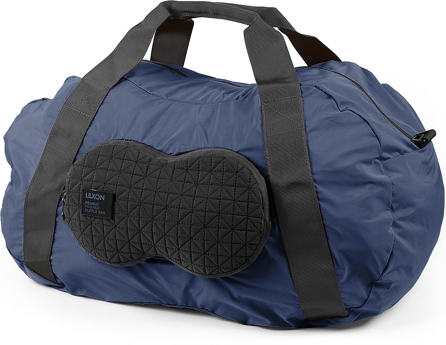 Peanut Duffle Tasche groß marineblau klappbar