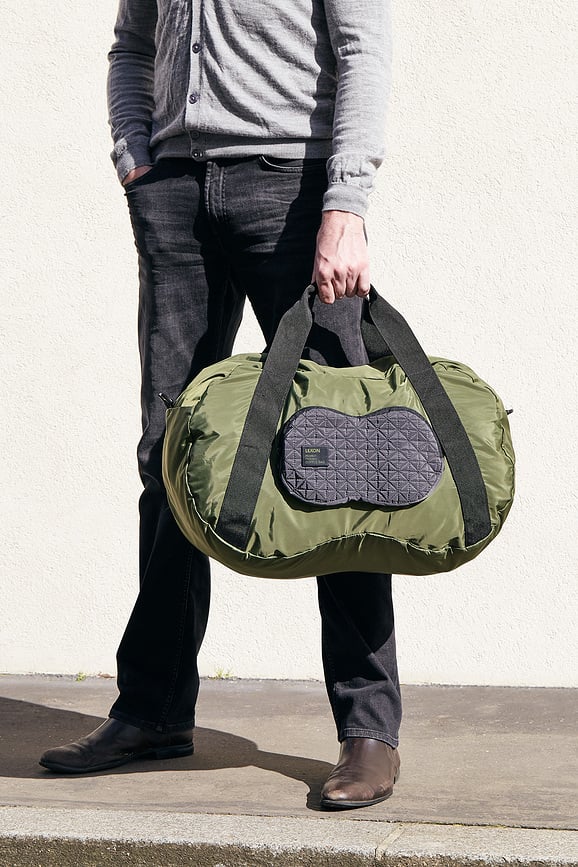 Peanut Duffle Torba sklopiva velika siva