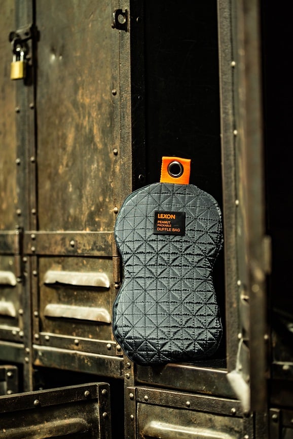 Peanut Duffle Torba zložljiva, velika, siva