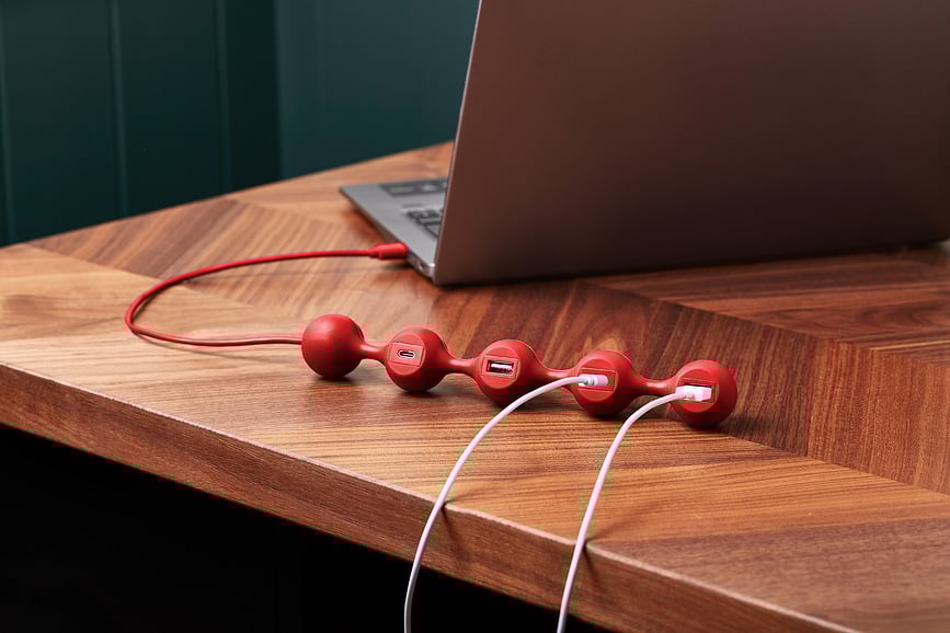 Peas Hub 2 Hub USB 4 priključka kaki