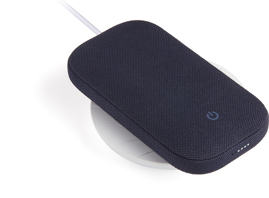 Powersound Φορτιστής με Ηχείο, ασύρματος, σκούρο μπλε