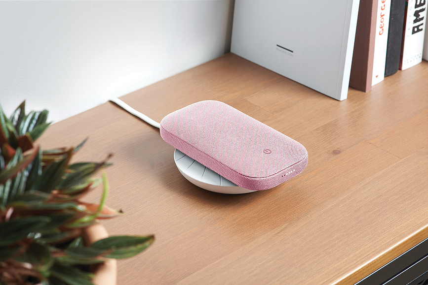 Powersound Φορτιστής με Ηχείο, ασύρματος, σκούρο μπλε