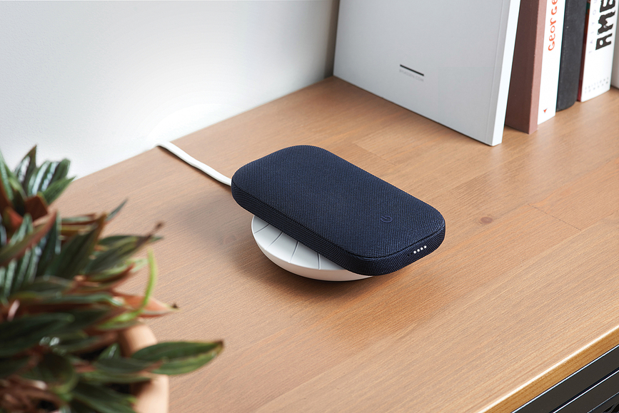 Powersound Station de Charge sans fil avec Haut-parleur, marine