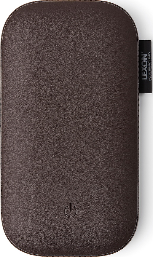 Powersound Chargeur sans fil avec haut-parleur, en cuir