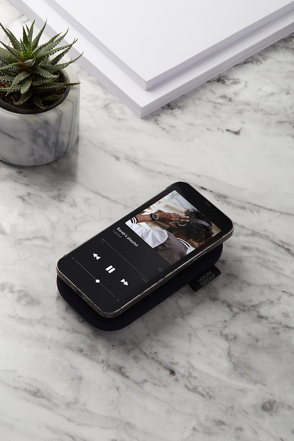 Powersound Punjač bežični s zvučnikom granatni