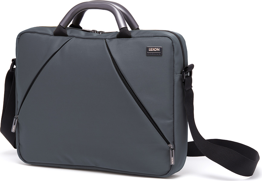 Premium+ Laptop and document bag M grey