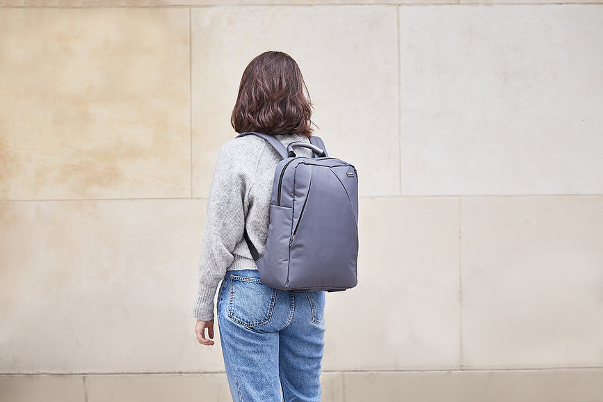 Premium+ Sac à dos ordinateur fin, pour 13-14 pouces, noir