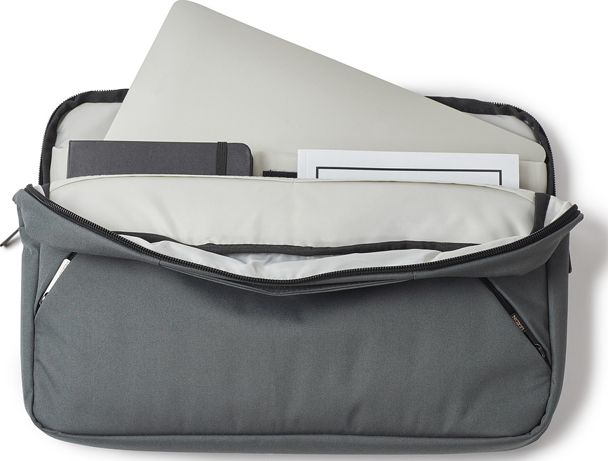 Premium+ Τσάντα Laptop και Εγγράφων λεπτή, γκρι