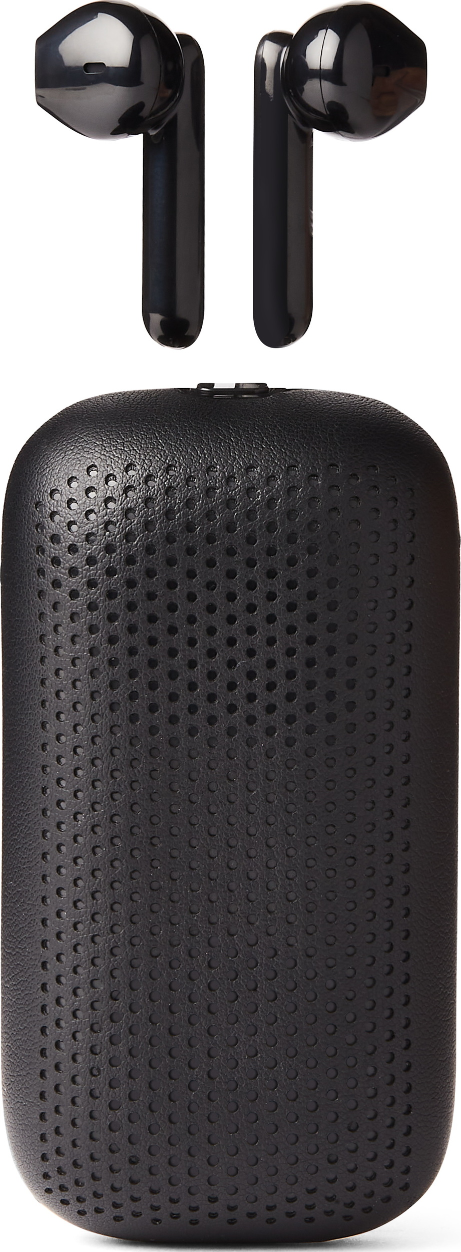 Słuchawki bezprzewodowe Speakerbuds czarne z głośnikiem bluetooth