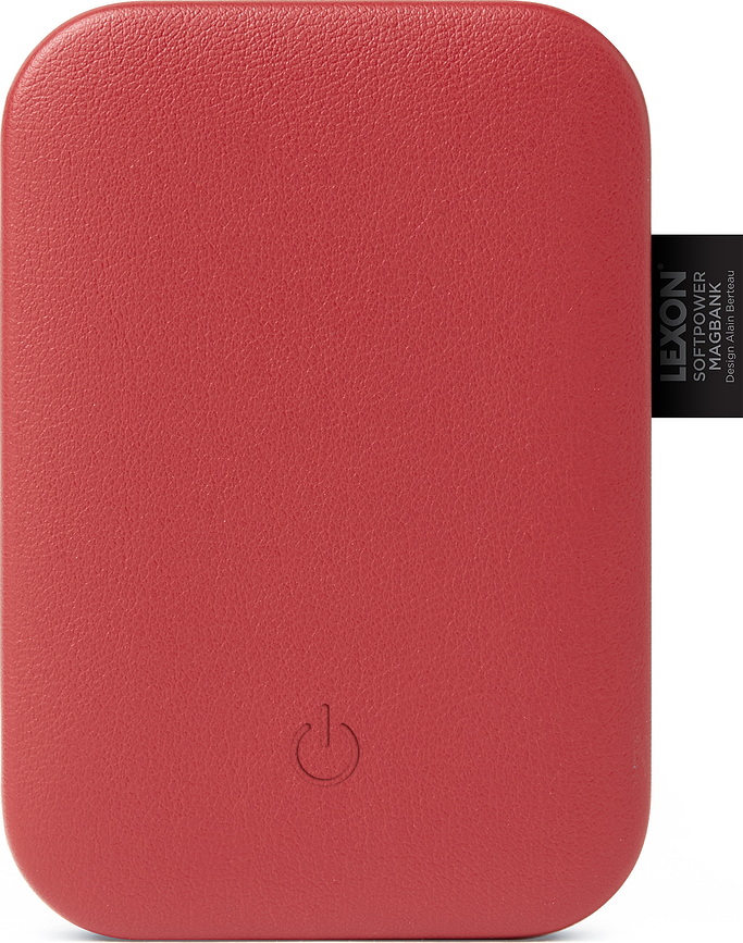 Softpower Powerbank, rouge