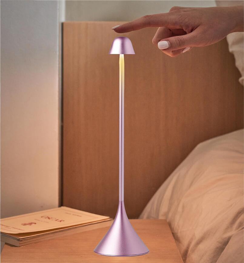 Steli Bell Lampe à poser, rose clair