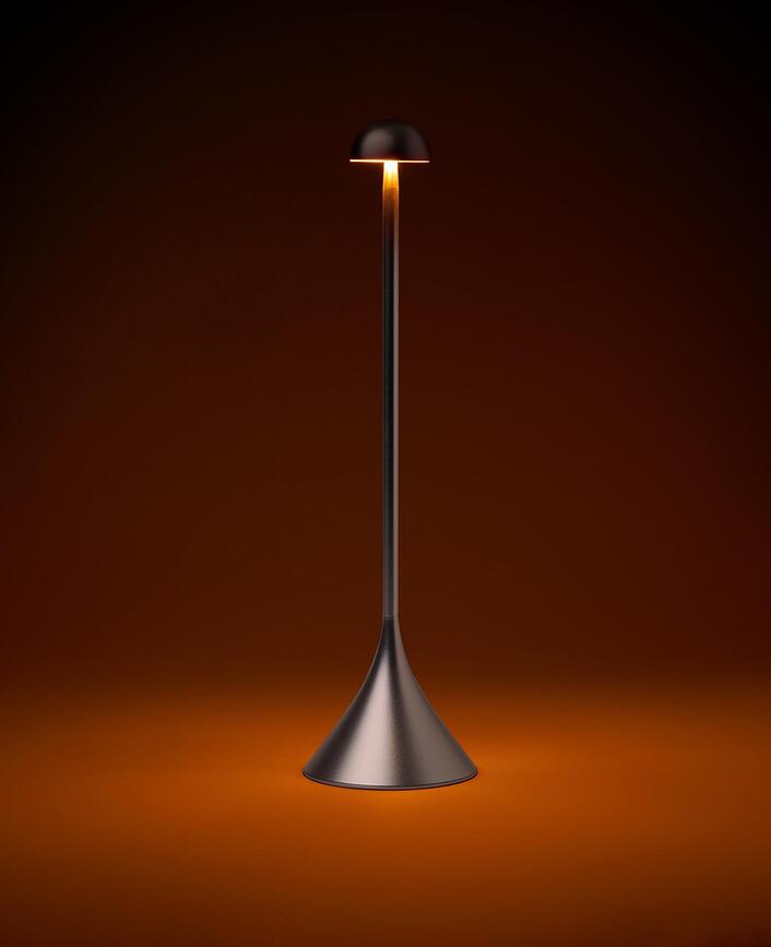 Steli Dome Stolna Lampa tamnocrvena