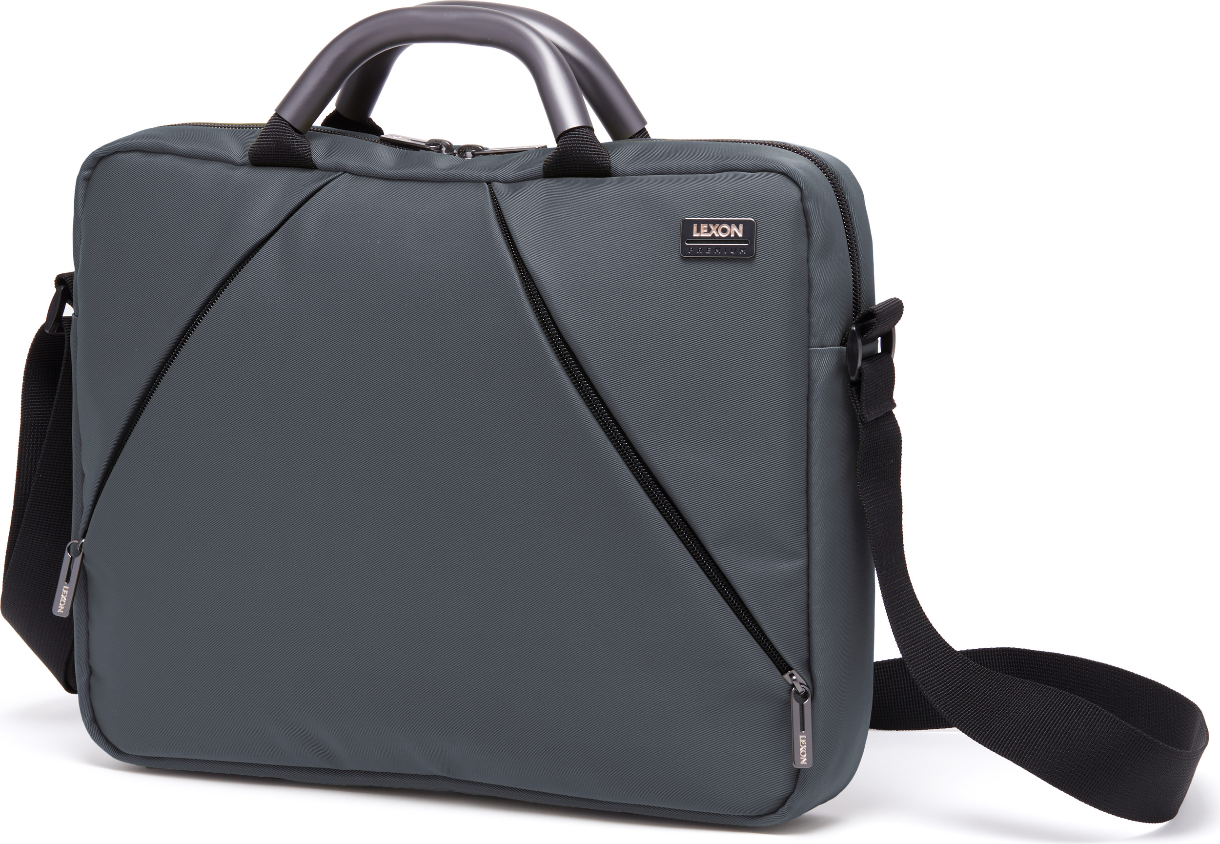 Torba na laptop i dokumenty Premium+ M szara