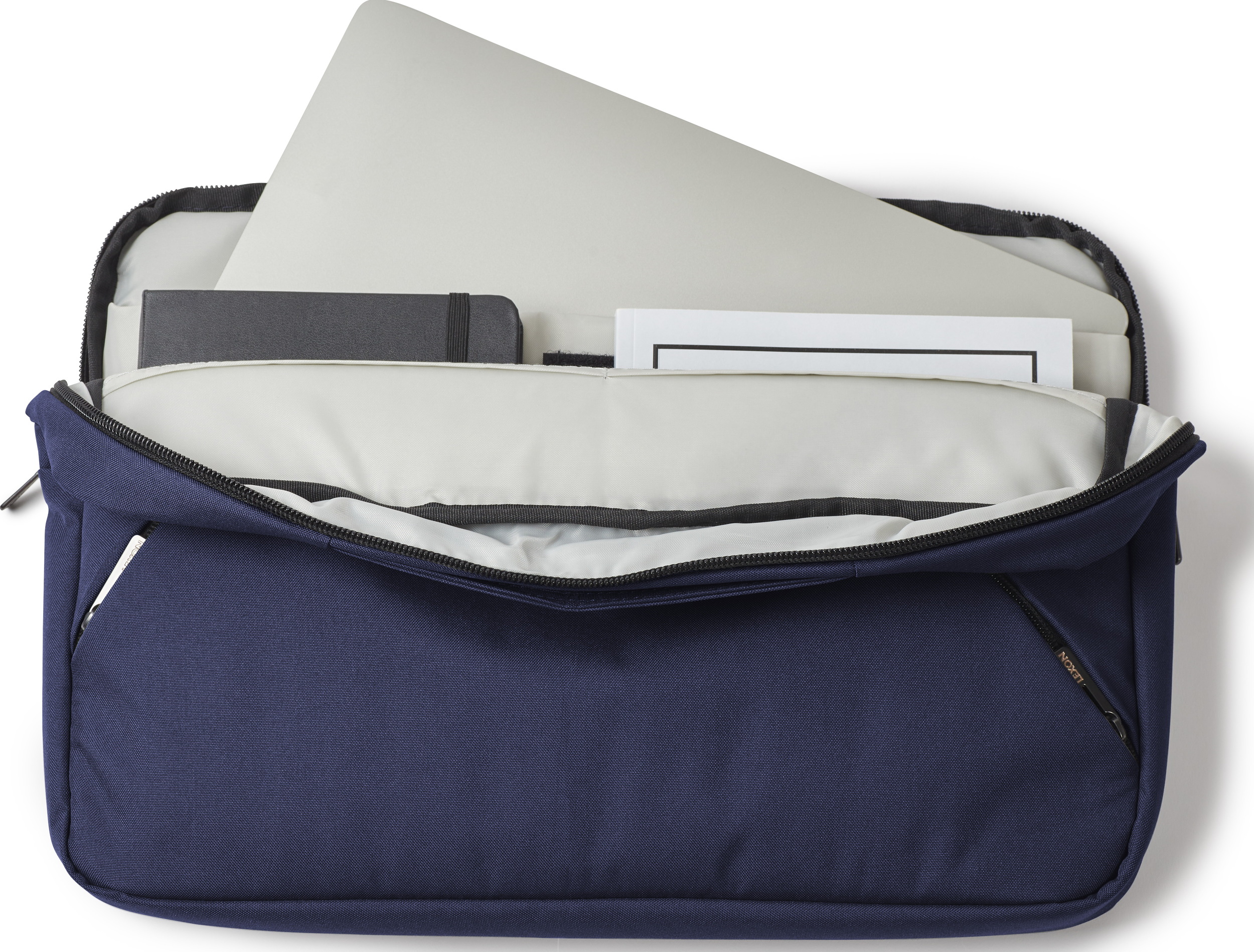 Torba na laptop i dokumenty Premium+ Slim niebieska