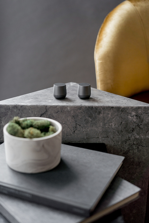 Twin Mino+ Zvočniki aluminijasti, zlati, 2 kosa