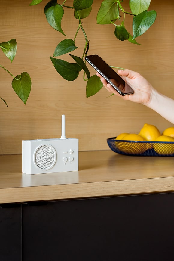 Tykho 3 Ραδιόφωνο, λευκό