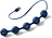 Usb hub Peas Hub 2 4 porty tmavomodrý