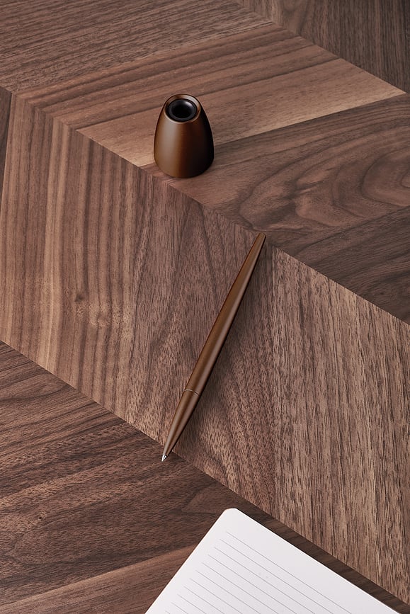 Various Kemični svinčnik s stojalom, zlat