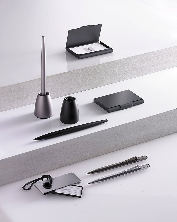 Various Kemični svinčnik s stojalom, zlat