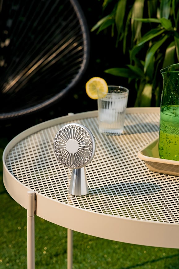 Ventilador Wino, 13 cm, lila