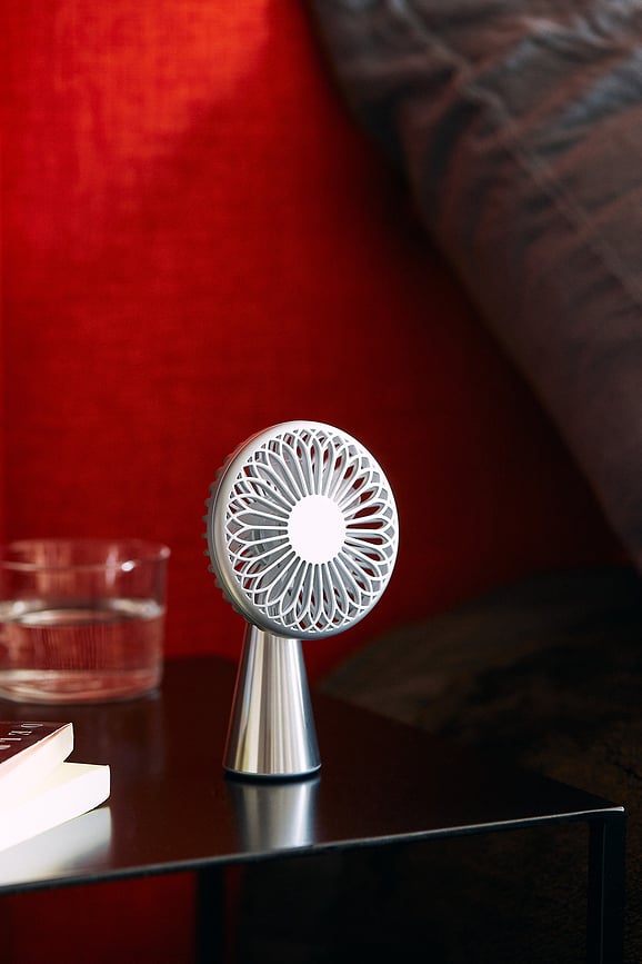 Ventilador Wino, 13 cm, lila