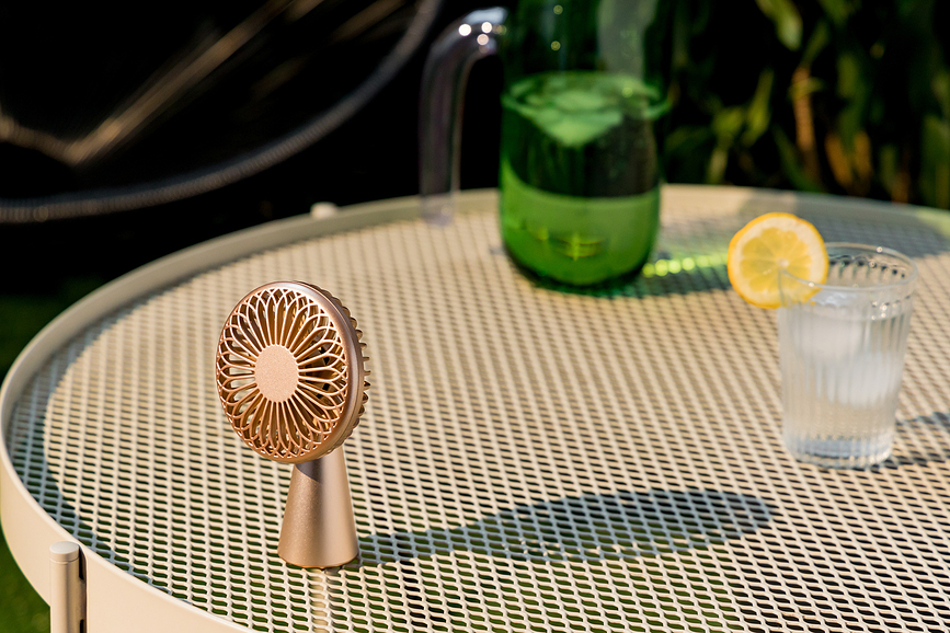 Ventilador Wino, 13 cm, lila