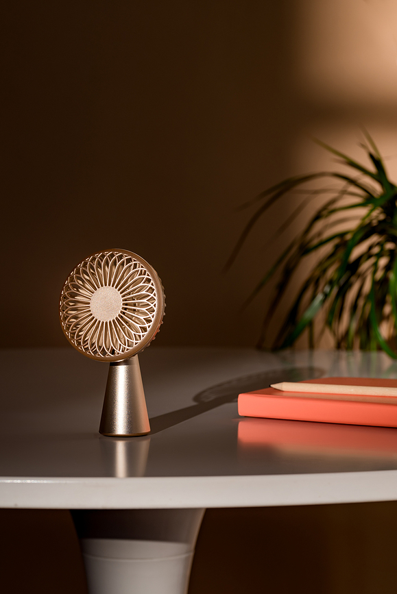 Ventilador Wino, 13 cm, lila