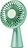 Ventilators Wino piparmētru krāsa 13 cm