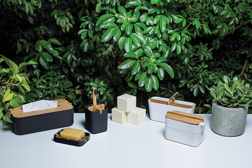 Zen Pot de Rangement pour cosmétiques, blanc crème