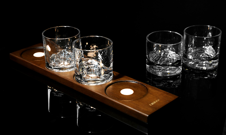 Bandeja para degustación de whisky Liiton