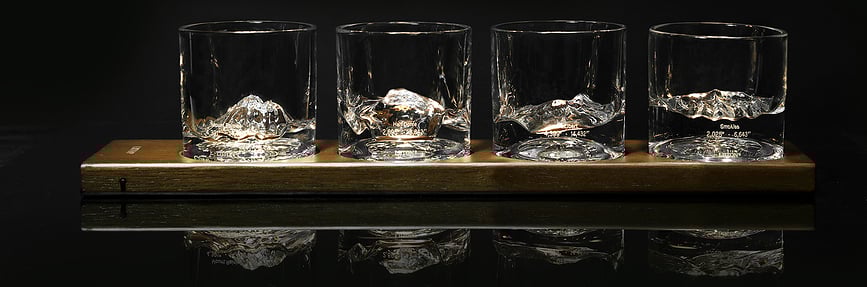 Bandeja para degustación de whisky Liiton