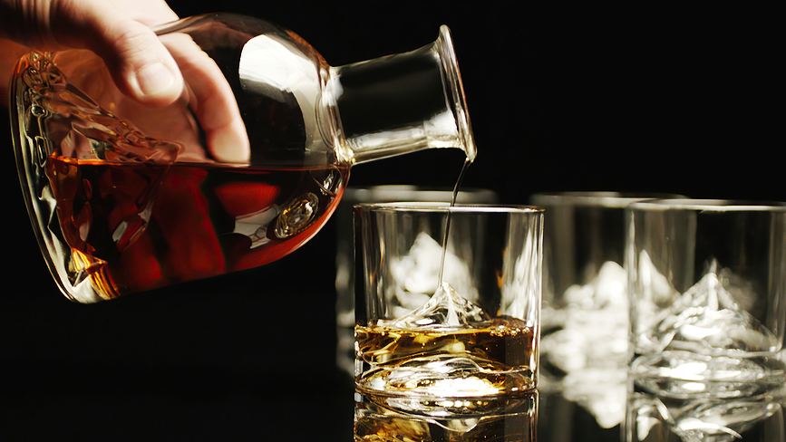 Everest Carafe à Whisky avec Verres, Set 5 pièces