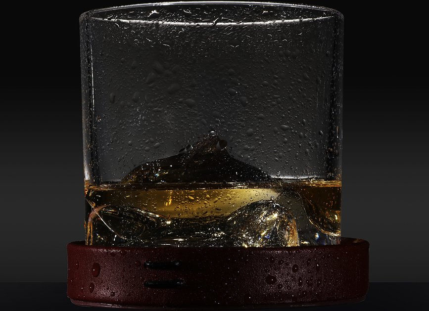 Everest Luxury Service à whisky, carafe, verres, sous-verres et plateau, Service 14 pièces