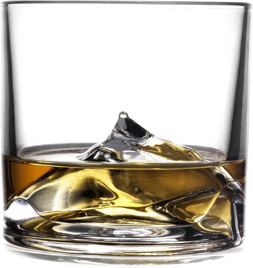 Everest Verres à Whisky, Lot de 4