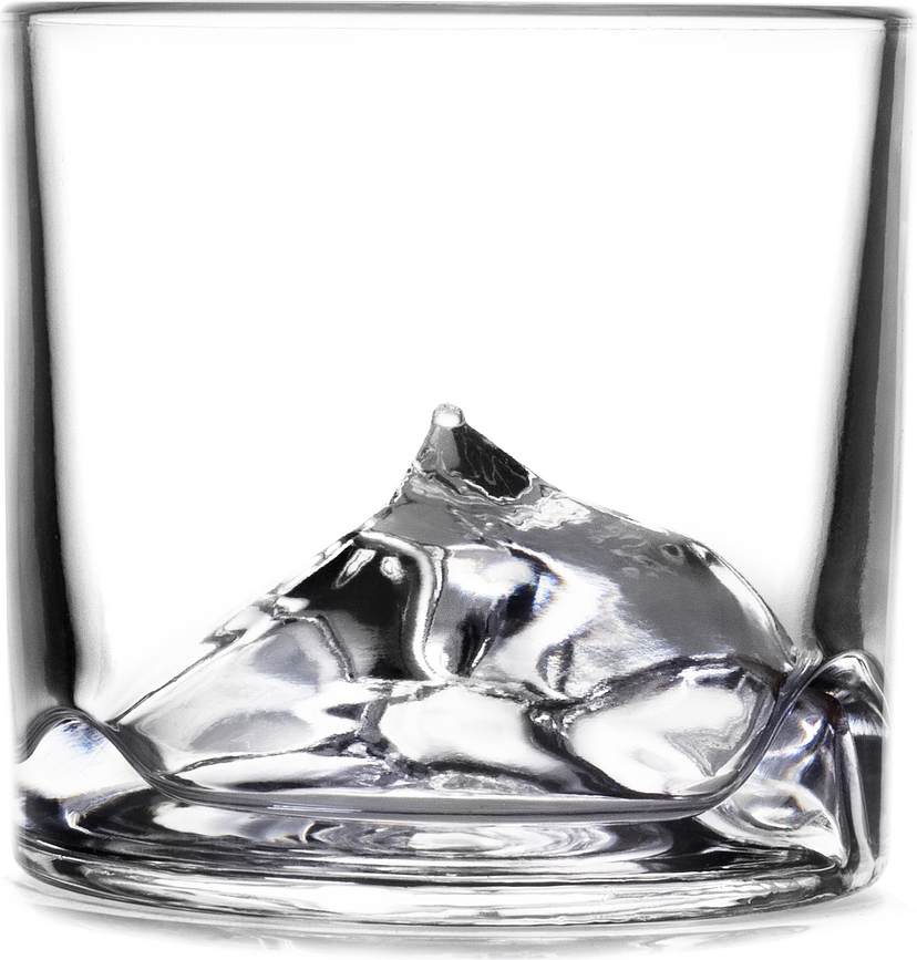Juego de Decantador de whisky de lujo Everest Luxury, con vasos, bandeja y posavasos, Set de 14 piezas