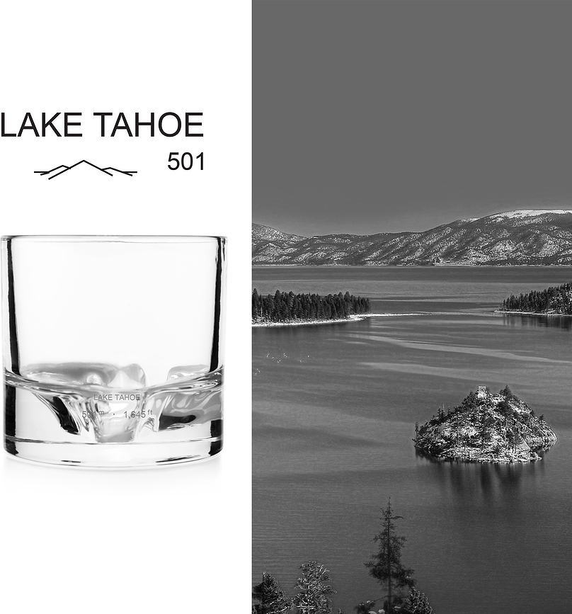 Lake Tahoe Ποτήρια Ουίσκι, 2 τμχ