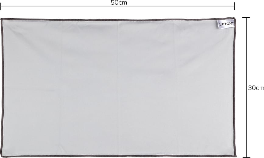 Liiton Chiffons de polissage pour verre, Lot de 2