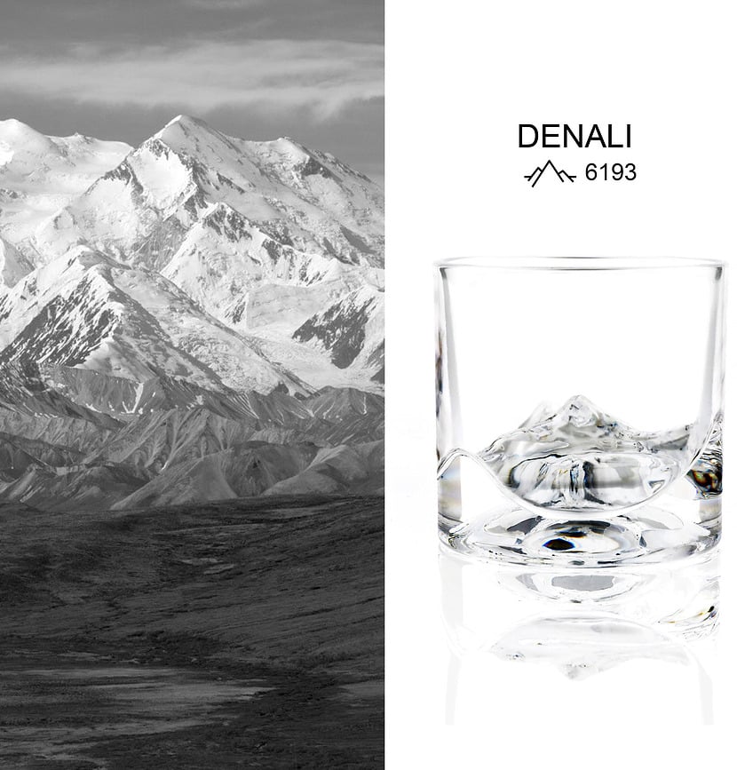 The Peaks Dekanter za viski sa čašama Set od 5 dijelova