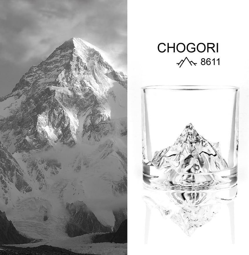 The Peaks Ποτήρια για ουίσκι, 4 τμχ