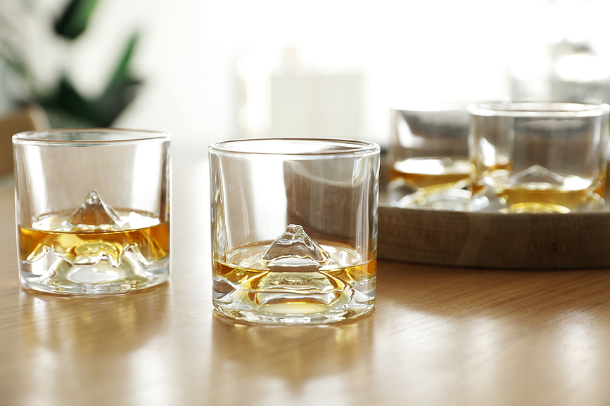 The Peaks Verres à Whisky, Lot de 4