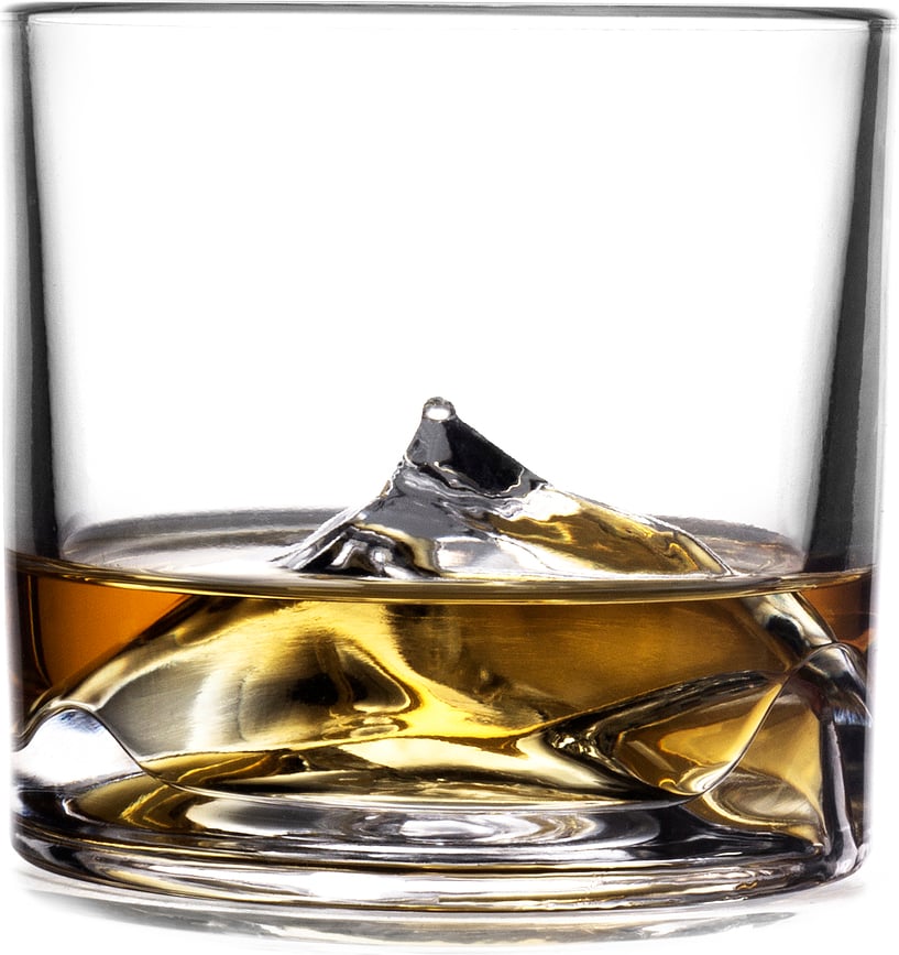 Vasos de Whisky Everest, Pack de 2 unidades
