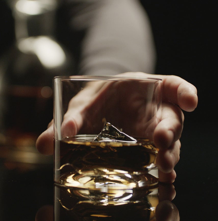 Vasos de Whisky Everest, Pack de 2 unidades