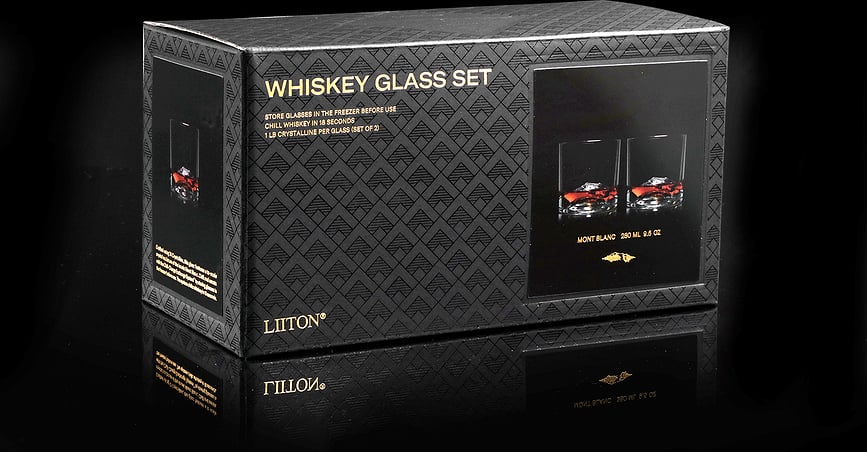 Vasos de whisky Mont Blanc, 2 unidades