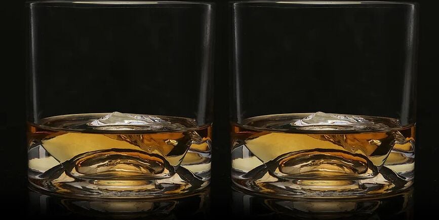 Vasos de whisky Mont Blanc, 2 unidades