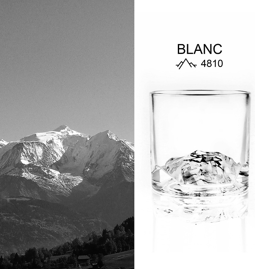 Vasos de whisky The Peaks, 4 unidades