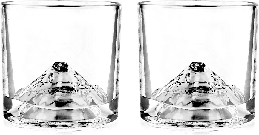 Vasos para whisky Fuji, 2 unidades
