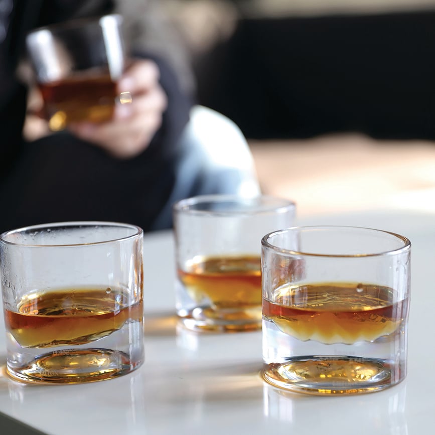 Vasos para whisky The American Peaks, 4 unidades