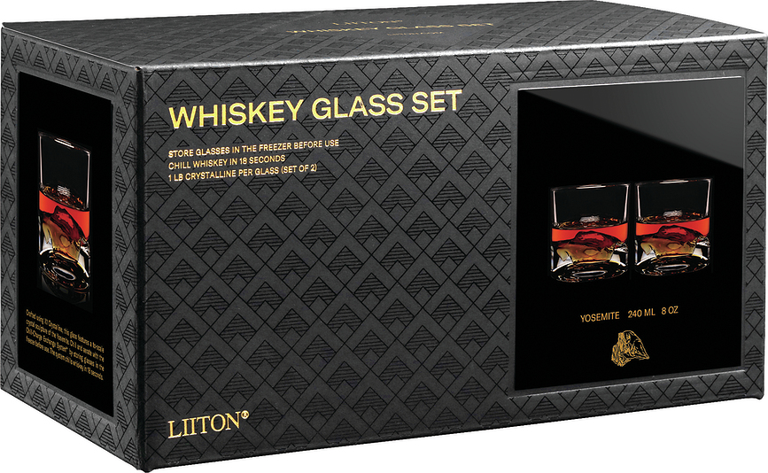 Yosemite Verres à Whisky, Lot de 2
