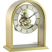 Arch Top Skeleton Table clock