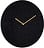 Reloj de mármol, negro